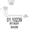 MTS 01.10239 Exhaust Pipe